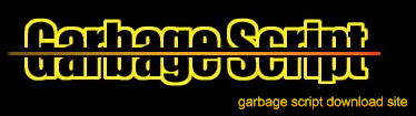 garbage script logo